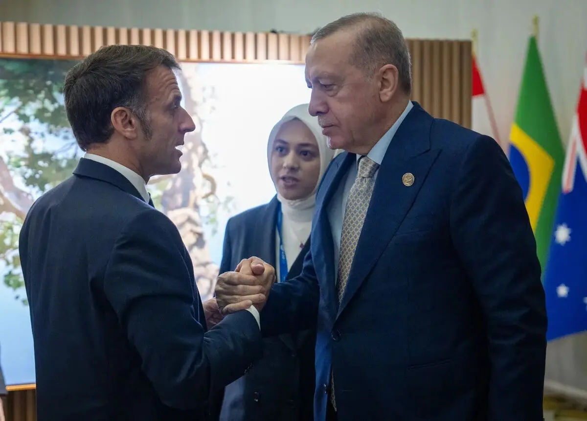 گفت‌وگوی تلفنی ماکرون و اردوغان 