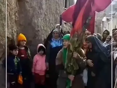 آیین چولی چغل: درخواست باران در دل خشکسالی سبزوار + فیلم