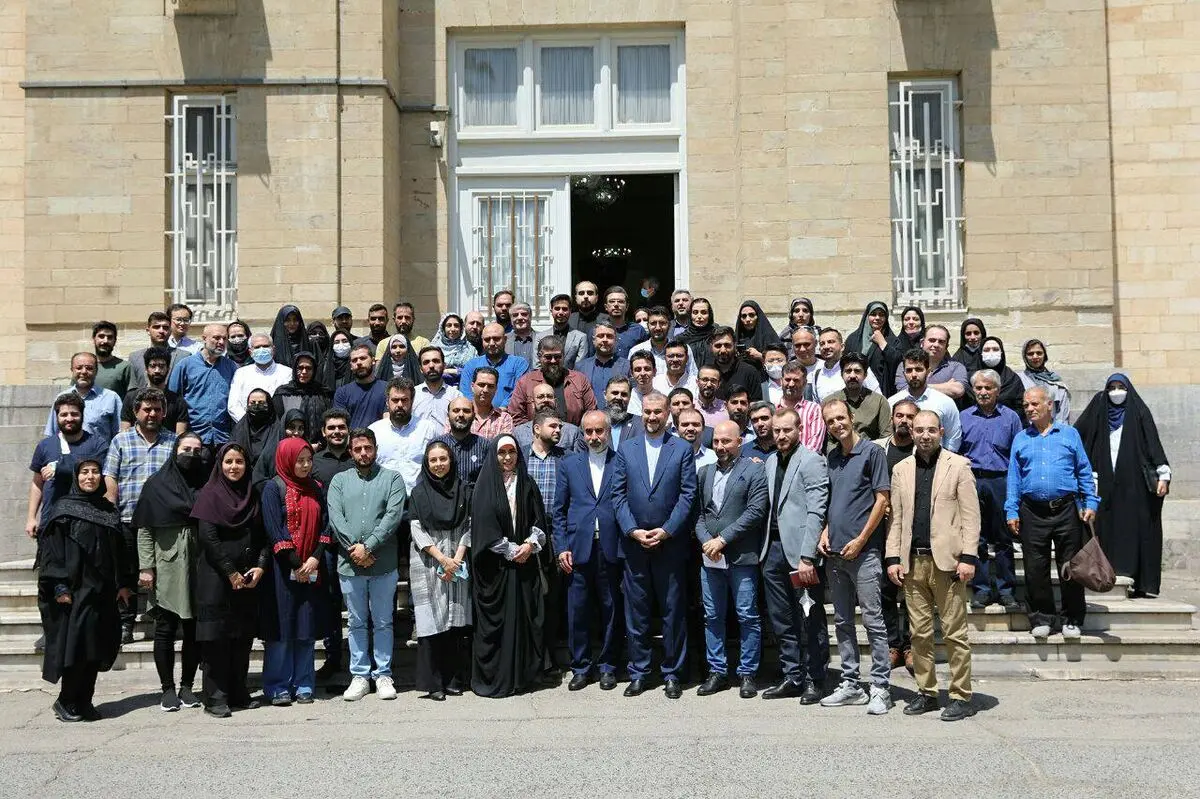 گزارش اینستاگرامی امیرعبداللهیان از نشست با خبرنگاران