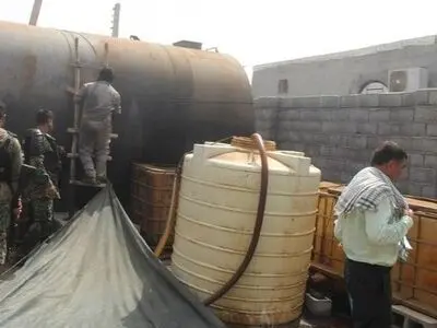 کشف محل دپو هزاران لیتر سوخت قاچاق در بندر چیروئیه هرمزگان