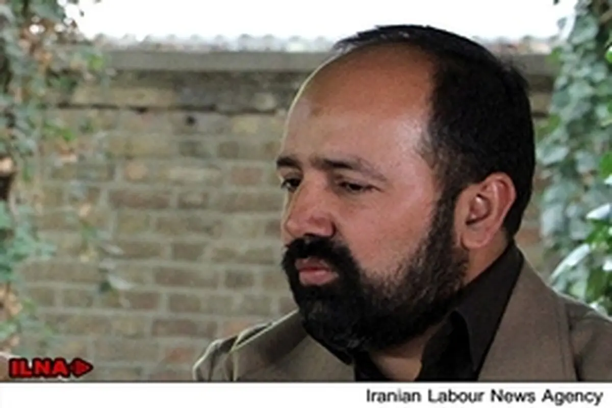 حضور مسعود حیدری در غرفه خبرگزاری ایلنا