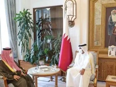 استقبال نخست‌وزیر قطر از سفیر عربستان سعودی در دوحه


