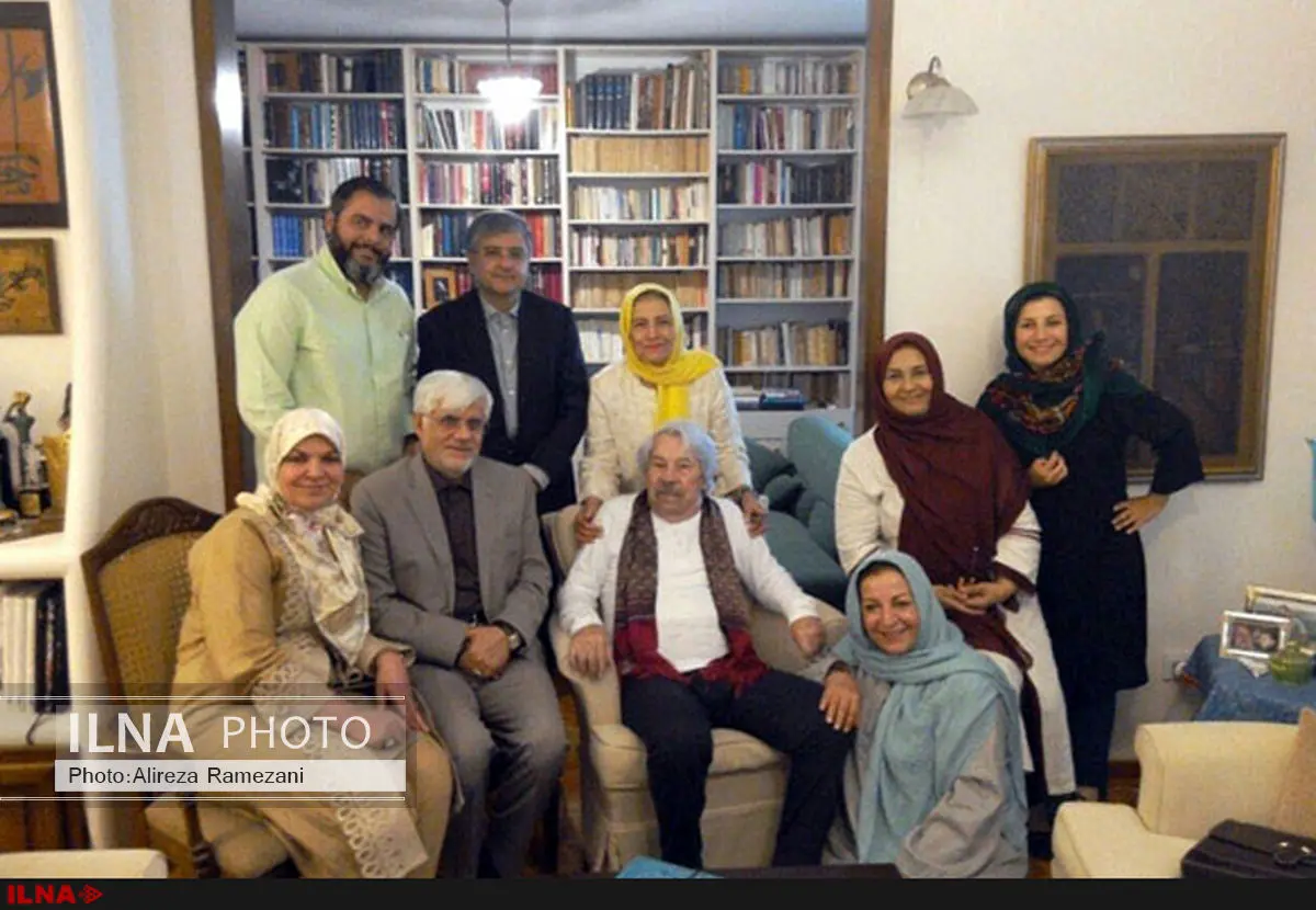 دیدار عارف و همسرش با داود رشیدی+عکس