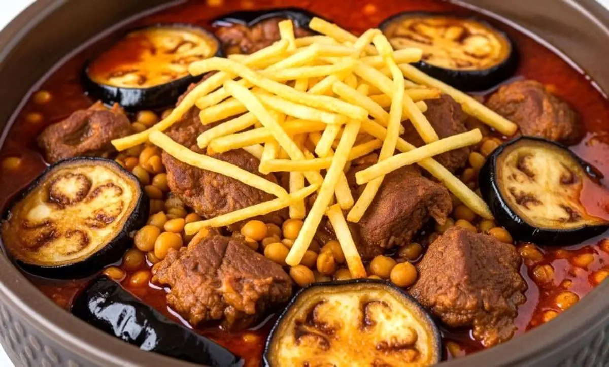 طرز تهیه خورشت قیمه بادمجان مجلسی با تمام فوت و فن ها