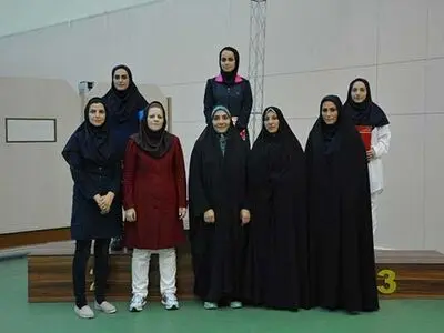 فینال تپانچه بانوان بزرگسال/ عرب شاهی اول شد 
