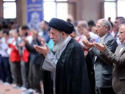 نماز عید سعید قربان به امامت آیت الله نورمفیدی اقامه می‌شود