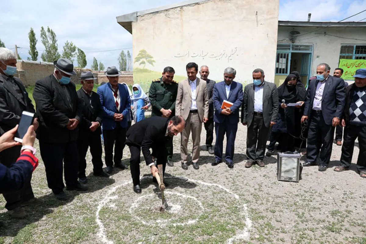 آغاز احداث مدرسه ۶ کلاسه در روستای نوران اردبیل