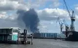 وقوع انفجار و آتش‌سوزی مهیب در بندر هامبورگ 