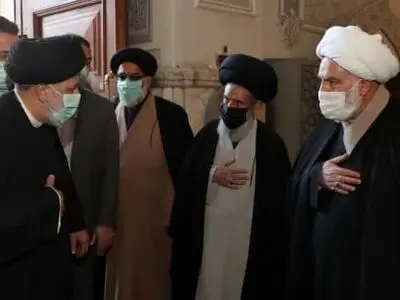 رئیسی در مراسم ترحیم آیت‌الله صافی گلپایگانی حضور یافت