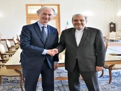 خاجی با نماینده دبیرکل سازمان ملل متحد در امور سوریه دیدار کرد