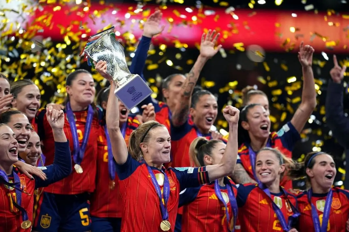 قهرمانی زنان اسپانیا در لیگ ملت‌های اروپا