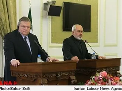نشست خبری وزرای خارجه ایران و یونان