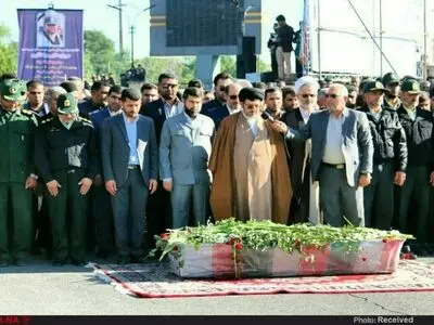 گزارش تصویری تشییع پیکر فرمانده شهید کلانتری ۲۰ زیباشهر دزفول