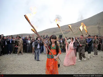 جشن نوروز در روستای تخته - سنندج