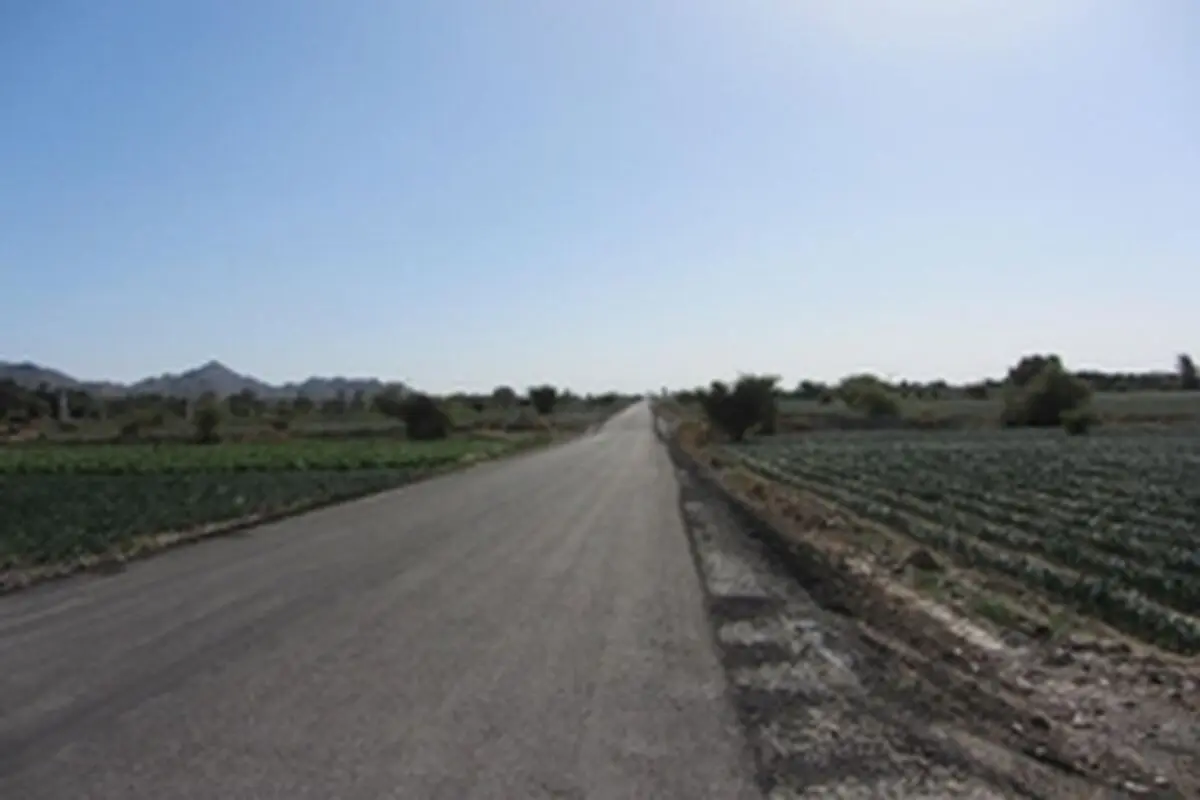 آسفالت راه روستایی سرزه شمیل به اتمام رسید