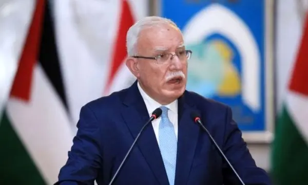 دعوت وزیر امور خارجه سازمان خودمختار از دبیرکل سازمان ملل متحد برای بازدید از سرزمین های فلسطینی