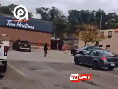 زیر گرفتن دیوانه‌ وار یک متهم با خودرو توسط پلیس تورنتو کانادا پس‌ از دستگیری! + فیلم