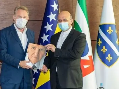 سفیر ایران در سارایوو با رهبر بزرگترین حزب مسلمانان بوسنی و هرزگوین دیدار کرد