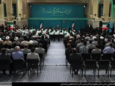 دیدار اعضای کاروان‌های اعزامی ایران به بازی‌های المپیک و پارالمپیک ۲۰۲۴ پاریس با رهبری