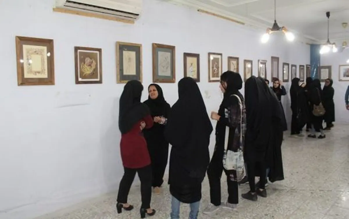افتتاح نمایشگاه نگارگران استان قزوین