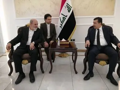 امین المجلس الاعلى للامن القومی الایرانی یبدا زیارة لبغداد 