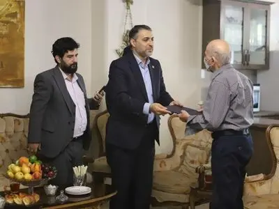 دیدار مدیرعامل صندوق فولاد با جانبازان و خانواده شهدای صندوق