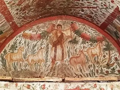  سالم‌ترین تصویر عیسی مسیح در مقبره قرن سوم کشف شد