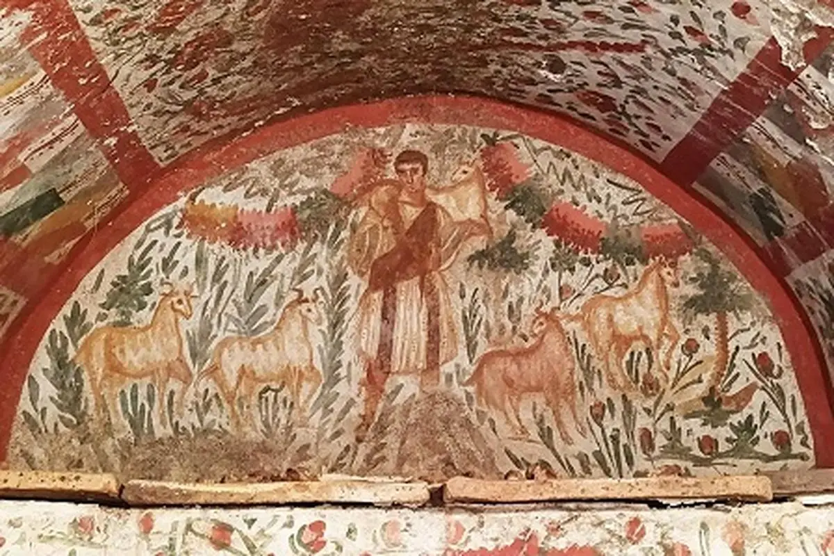  سالم‌ترین تصویر عیسی مسیح در مقبره قرن سوم کشف شد
