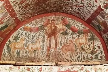  سالم‌ترین تصویر عیسی مسیح در مقبره قرن سوم کشف شد