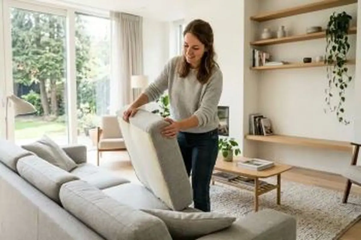 چگونه فرورفتگی مبل را تعمیر کنیم؟