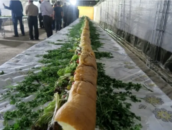 ثبت بزرگترین ساندویچ ماهی ایران در اهواز