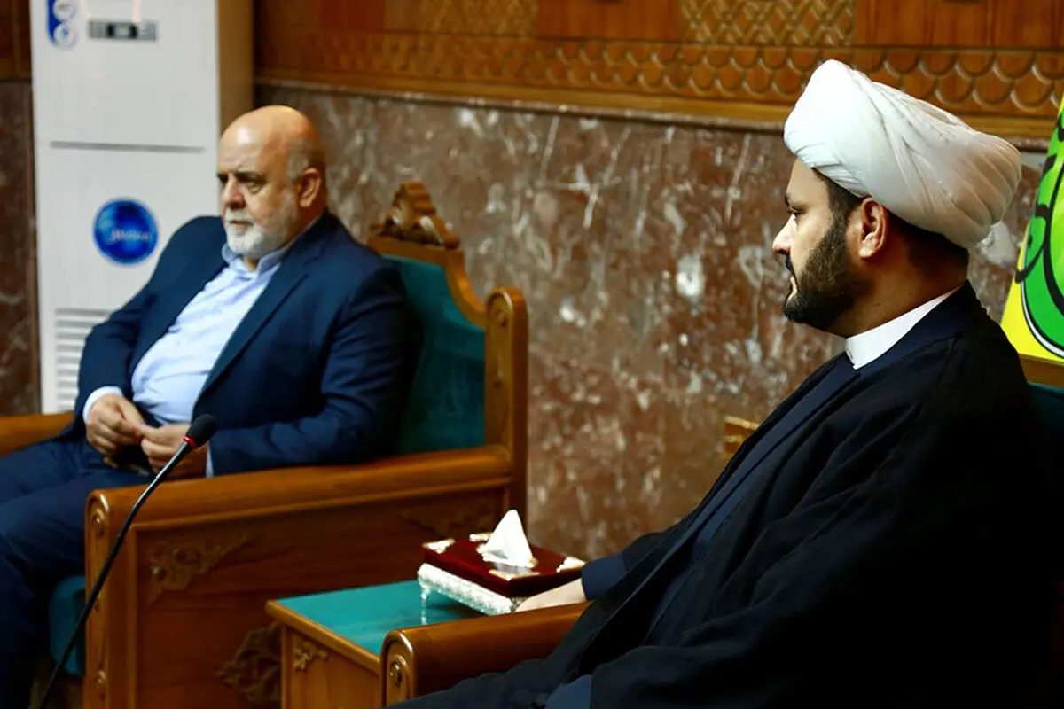 سفیر ایران: نُجَباء مایه افتخار ملت عراق است + تصاویر