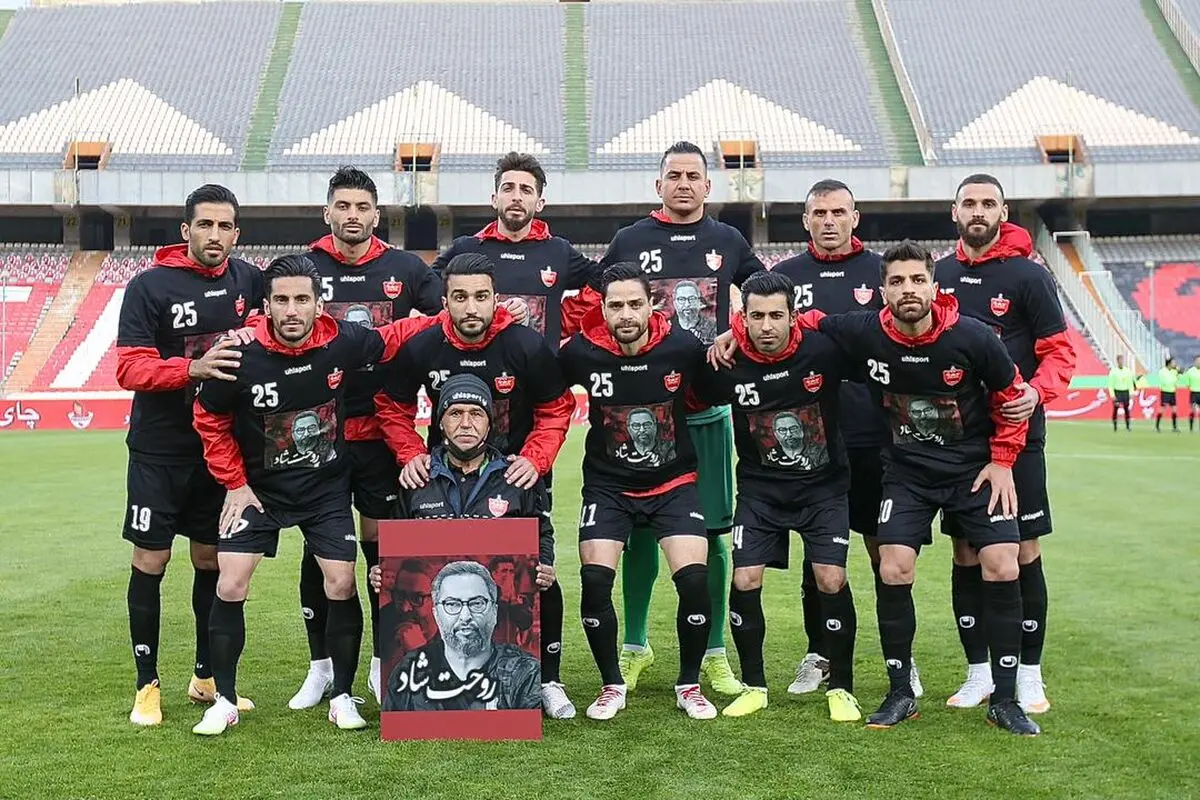 پرسپولیس با پیراهن مشکی در مصاف با تراکتور (عکس)