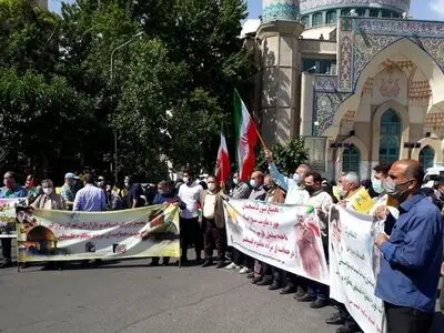 تجمع مردم تهران در حمایت از پیروزی مقاومت فلسطین
