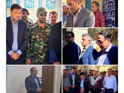 آئین غبارروبی مزار شهدای گمنام با حضور مسئولان شهر مهستان