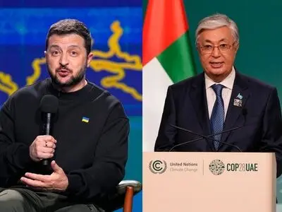 دیدار روسای جمهور قزاقستان و اوکراین در نیویورک