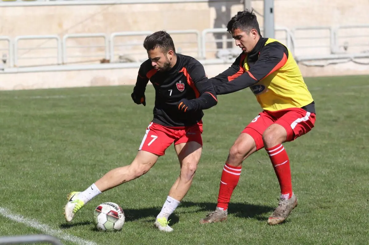گزارش تمرین پرسپولیس/ رادوشوویچ در نقش مهاجم