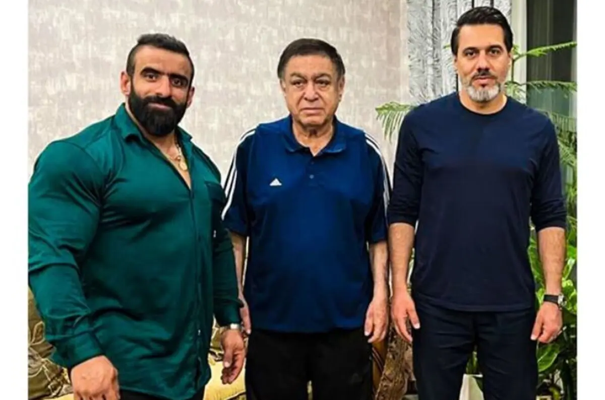        دیدار هادی چوپان با غلامحسین و افشین پیروانی 
