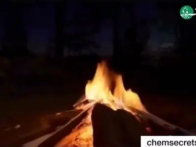 عناصر مختلف، شعله‌ها را رنگی می‌کنند + فیلم