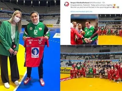 از اهدای پیراهن تیم ملی نروژ به دروازه‌بان ایران تا تمجید فدراسیون هندبال نروژ از سنگربان تیم ملی هندبال