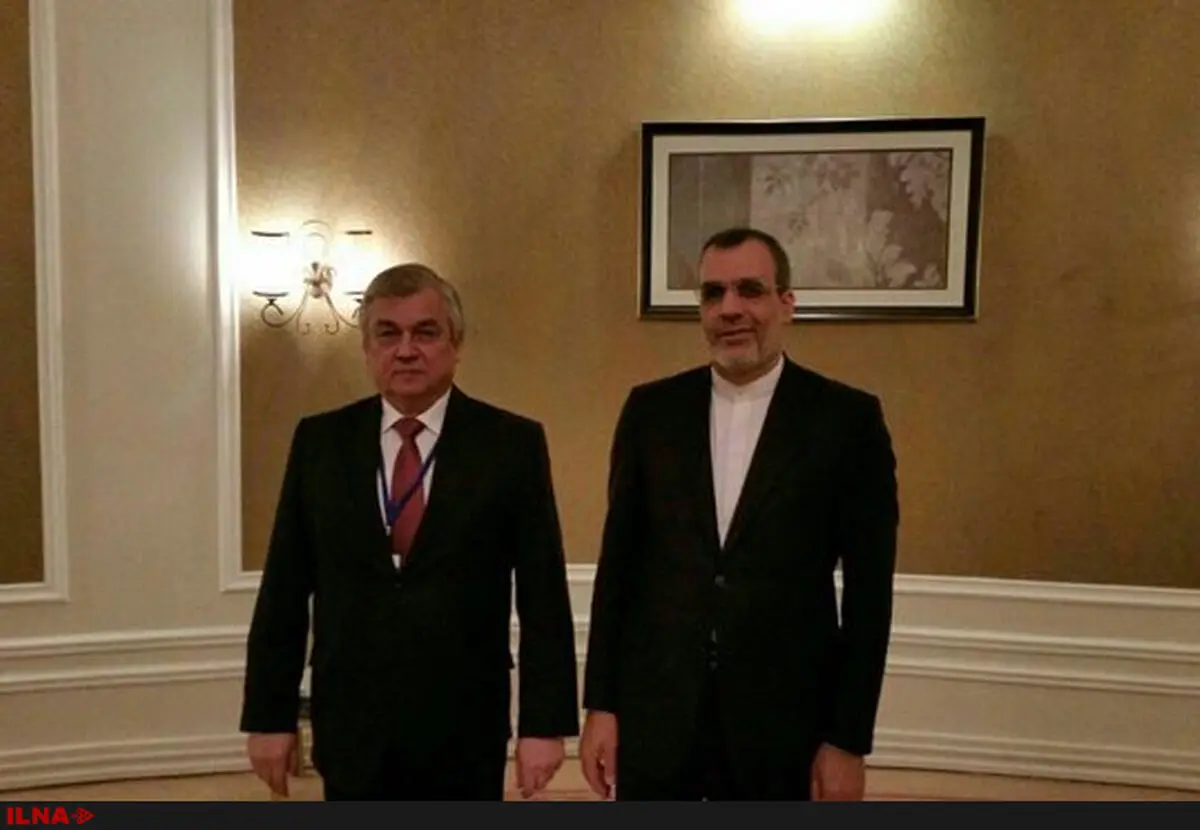 رایزنی جابری انصاری و لاورنتیف در خصوص آخرین تحولات سوریه در آستانه