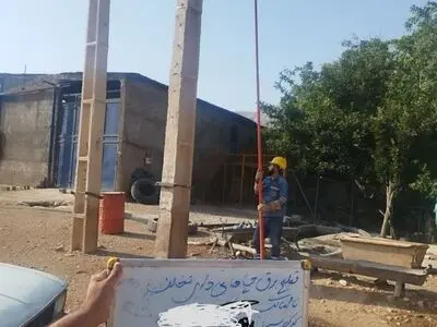 قطع انشعاب برق چاه‌های متخلف در استهبان
