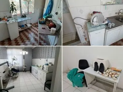 پلمب یک واحد دندانپزشکی غیرمجاز در اردبیل 