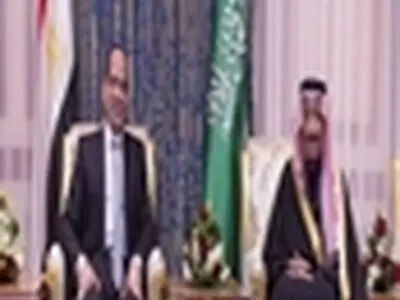 رئیس جمهوری مصر با پادشاه عربستان دیدار می‌کند