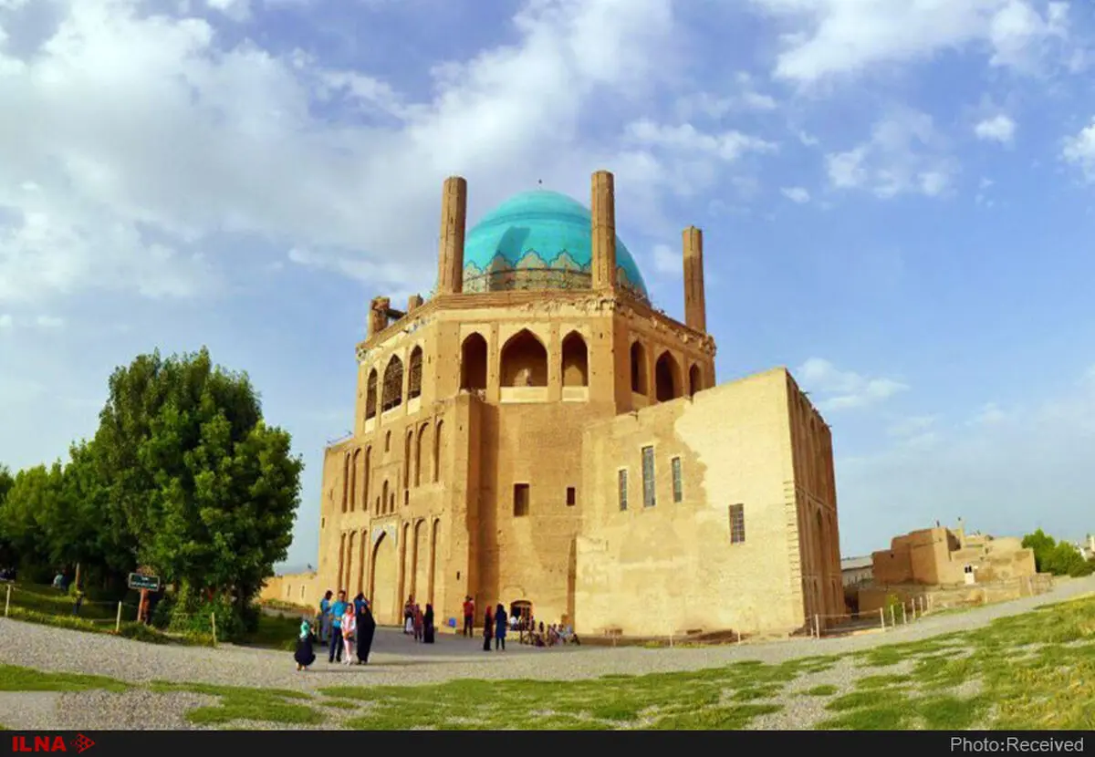 خواناسازی برج و باروی ضلع جنوبی گنبد سلطانیه انجام شد/بازپیرایی در صورت تامین بودجه انجام می‌شود