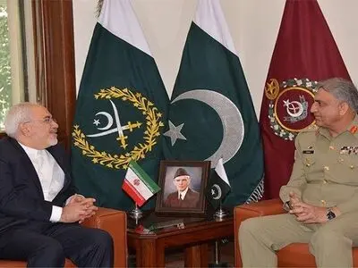 ظریف با فرمانده ارتش پاکستان دیدار کرد