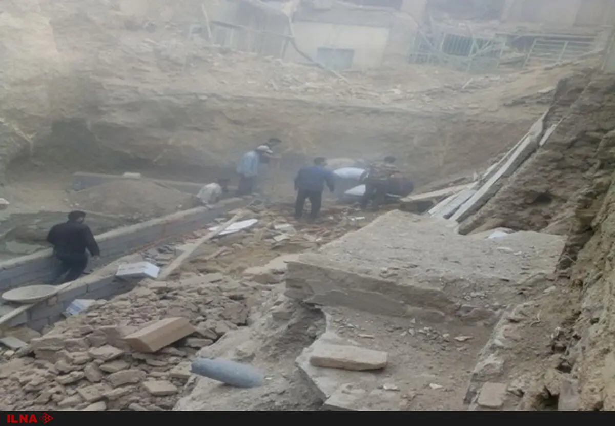 یک کارگر ساختمانی بر اثر ریزش دیوار جان باخت 