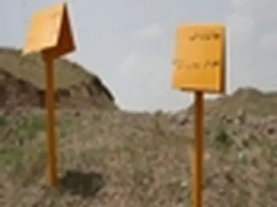 مارکر گذاری در مسیر خطوط لوله منطقه شمالغرب