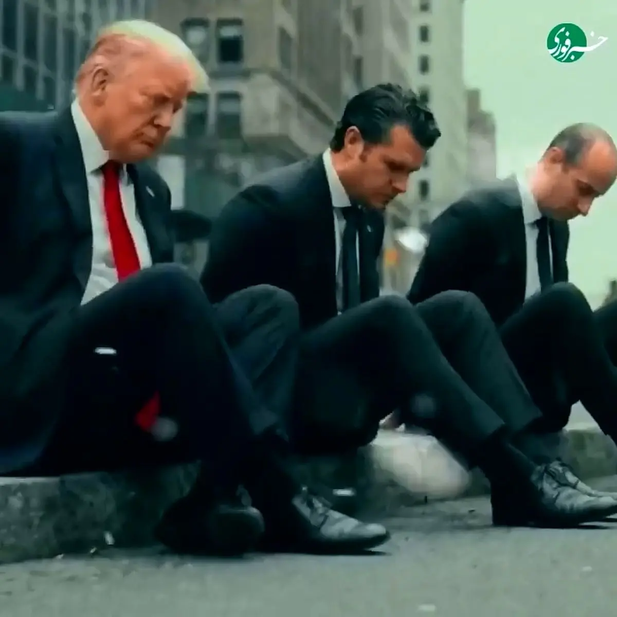 نیوسام، ترامپ را با هوش مصنوعی بازداشت کرد + فیلم
