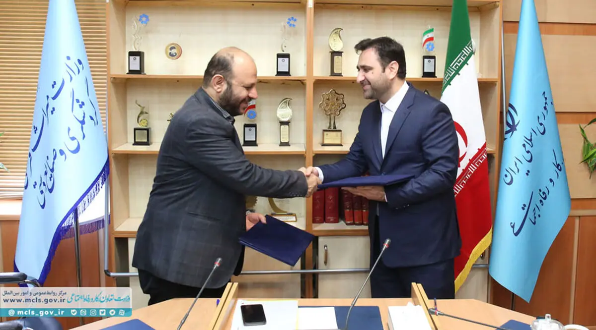 تفاهم‌نامه وزارت صنایع دستی و میراث فرهنگی با معاونت تعاون وزارت کار / اشتغال ۲۶ هزار نفر در تعاونی‌های گردشگری و صنایع دستی